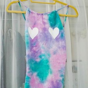 MeYouVersusLife Lola Lora Heart Boob RAVE Bodysuit